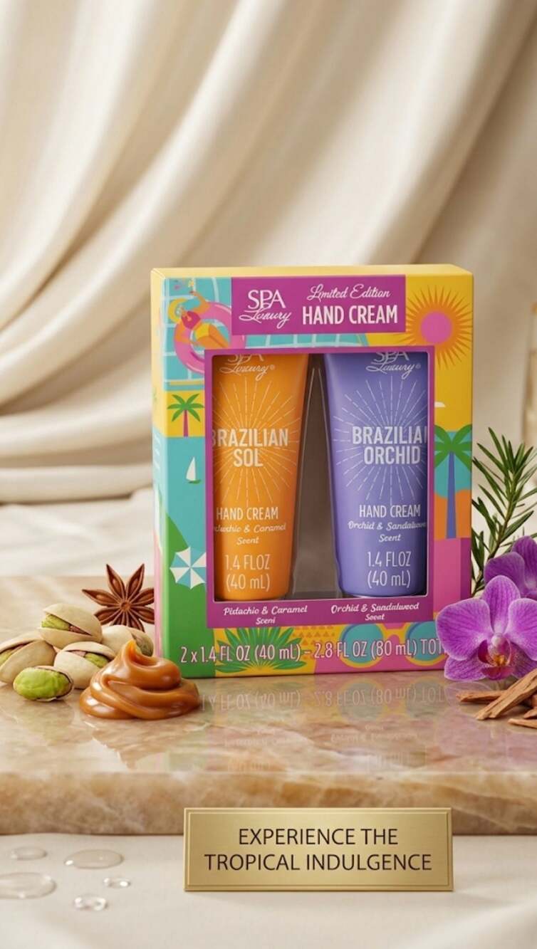 Spa Luxury Limited Edition Hand Cream Duo - Brazilian Sol & Brazilian Orchid